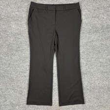 Simply Vera Vera Wang Bootcut Dress Pants Womens Size 18W Black High Rise