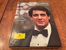Placido Domingo Greatest Hits 2 Cassette Tape Box Set Booklet  Poster - VGUC