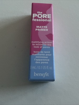 Benefit Cosmetics The POREfessional Matte Primer 3mL NEW DELUXE SAMPLE IN BOX