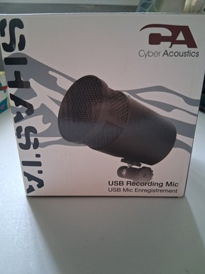 Shaitan Cyber Acoustics USB Aufnahme Mikrofon Blogger Mikrofon Neu CVL-2001