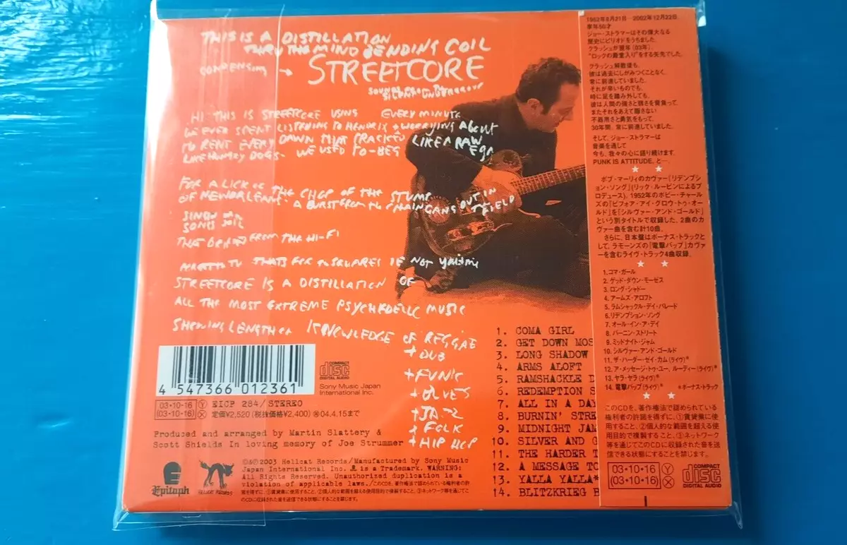 Streetcore / Joe Strummer (The Clash)(CD, Deluxe JAPAN +4 BONUS TRACKS +OBI) O42