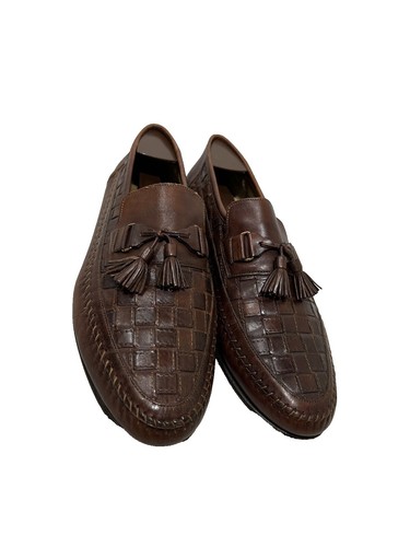 Santoni Botanist Loafers Shoes Metallic Silver Men display picture 3