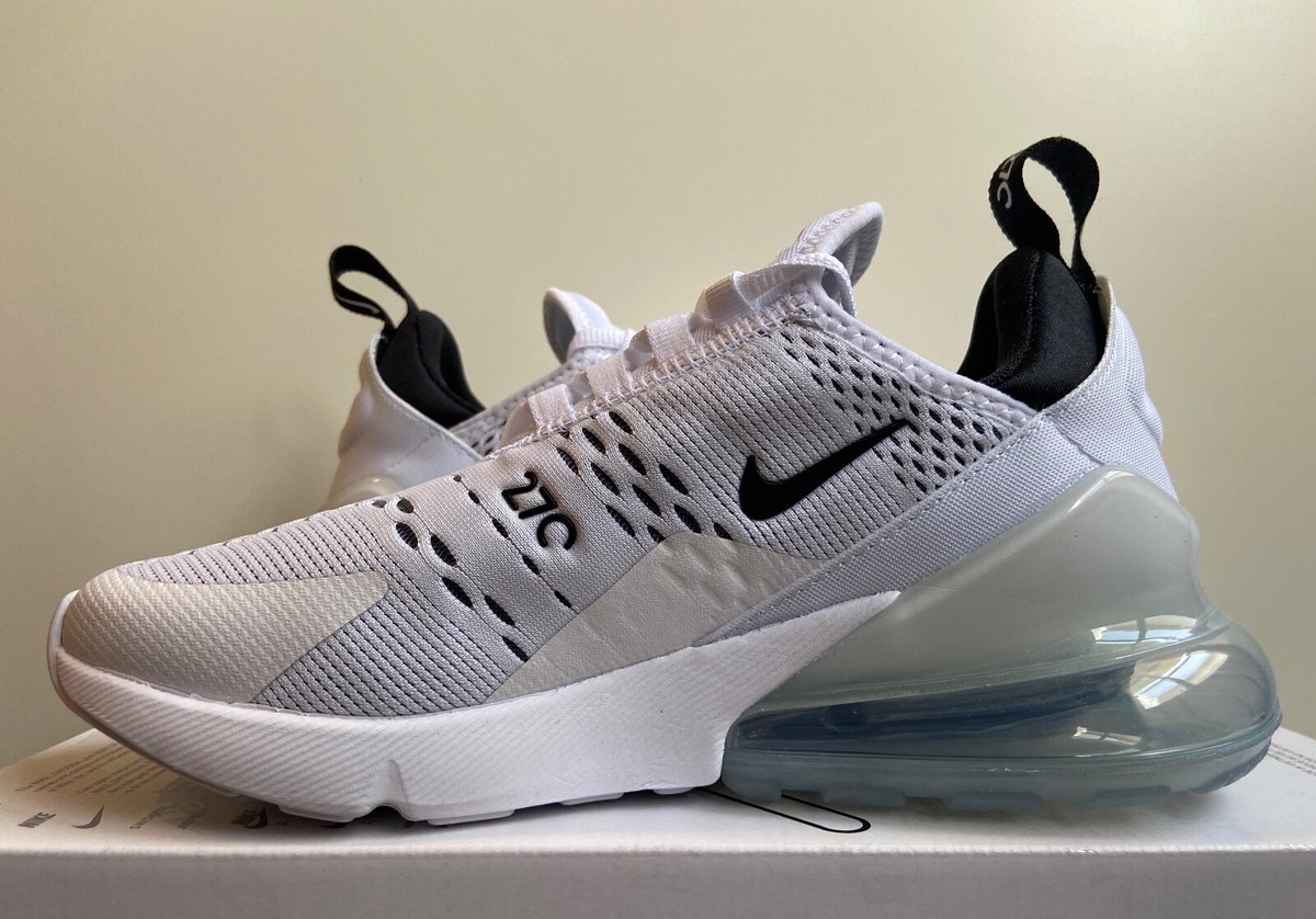 名無し 🔥 Nike Air Max 270 White Black Running Shoe AH6789-100