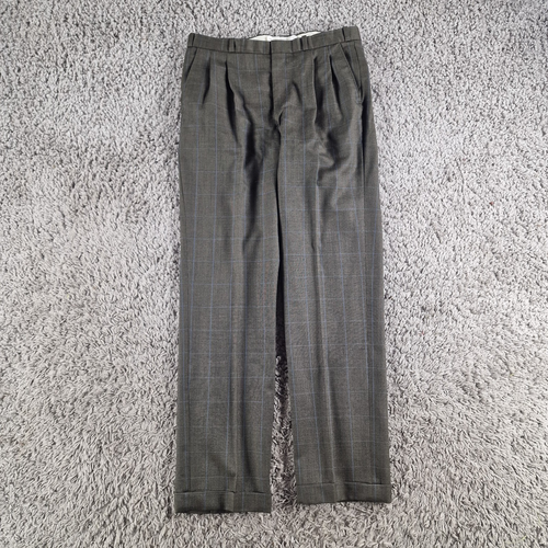 Gieves and Hawkes Suit Mens Medium 40 Long Wool 2 Piece Green Blazer Trousers - Picture 9 of 15