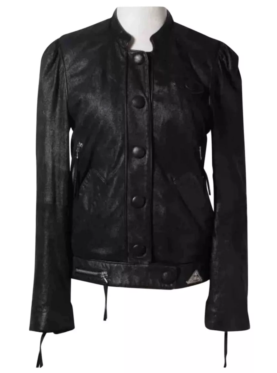 Marc By Marc Jacobs Womens Black Leather Jacket Size Small -excellent  condition! | eBay