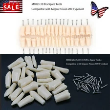 Dental Typodont Replacement Screw-in Teeth Model 200/500 Type fit Kilgore NISSIN