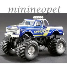 ACME GREENLIGHT 51267 MONSTER TRUCK 1970 CHEVY K-10 1/64 GOODYEAR TIRES