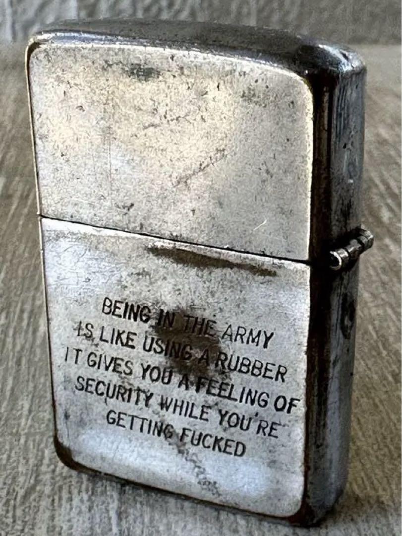 1967-68 Vintage Vietnam Zippo Oil lighter TAY NINH Minnie Mouse