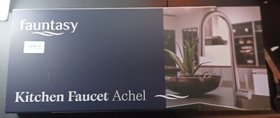 Fauntasy Kitchen Faucet Stainless Steel, Pull Down Nozzel, Two Sprayer Modes.NEW