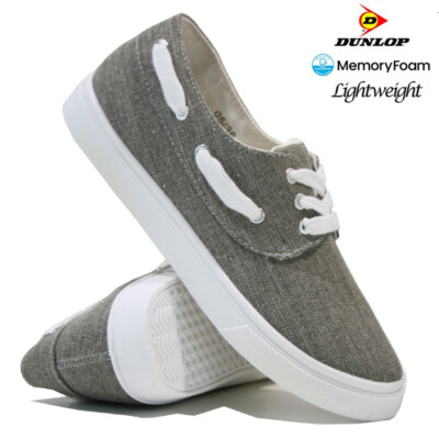 DAMEN MEMORY FOAM FREIZEIT LEINWAND WANDERN SOMMER PLIMSOLLS TRAINER PUMPS SCHUHE