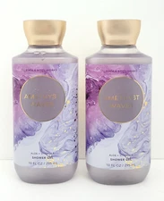 Bath & Body Works Amethyst Waves Shower Gel Body Wash 10 fl oz Set of 2