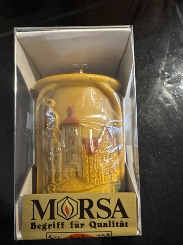 Vintage Morsa Wachswarenfabrik Handmade Candle New In Box