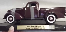 Studebaker 1937 Collectible Coupe Pick Up Die Cast Truck MIB American Mint COA