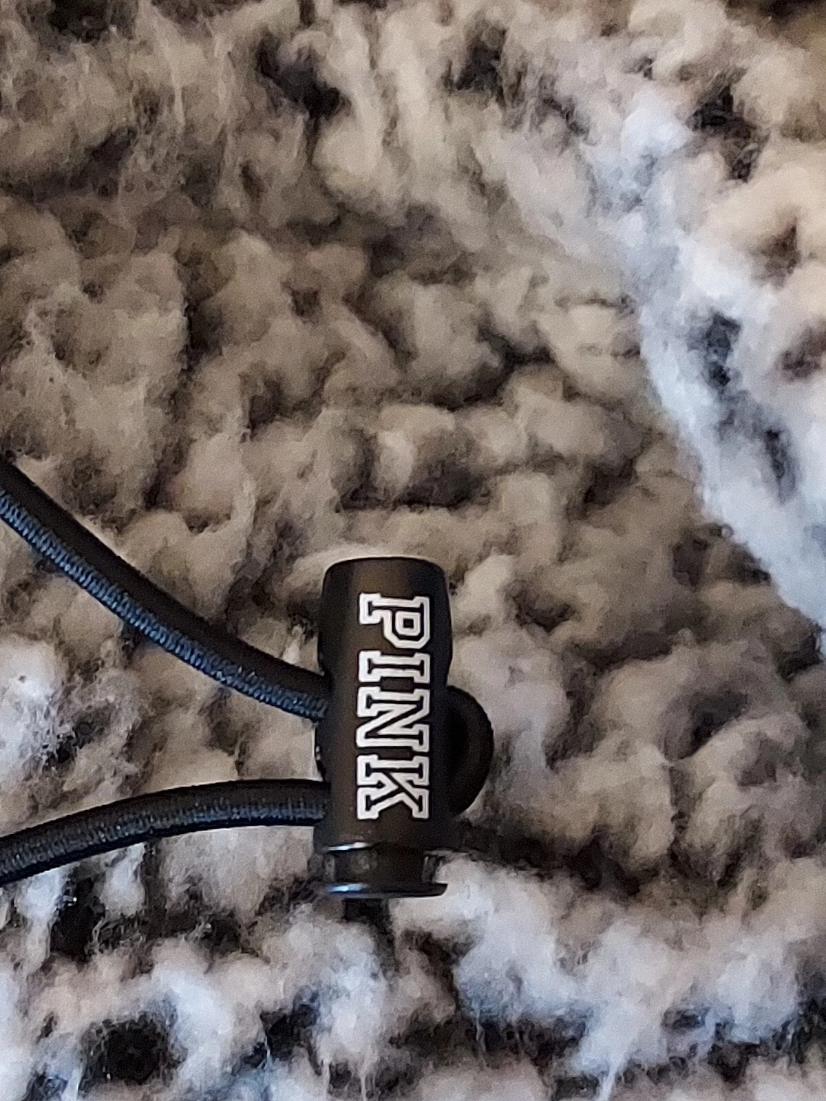 UNDERCOVER Maglione pullover con cappuccio sherpa Victorias Secret rosa donna taglia XS