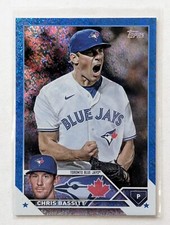 2023 Topps Chris Bassitt Blue Foilboard /999 #618 Toronto Blue Jays