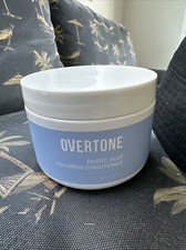 Overtone PASTEL BLUE Coloring Conditioner Full Size 8 oz - FREE HAT