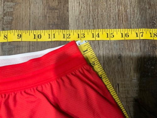 Nike Pro Elite 2" Made In USA Racing Running Pantaloncini Rosso AO8147-657 Uomo Medium - Foto 8 di 9
