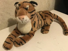 Six Flags Tiger Stuffed Animal Plush 18" Long Counting Tail Toy REALISTIC