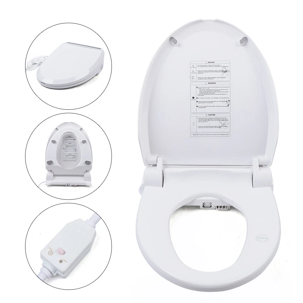 Smart Electric Bidet Toilet Seat Cover Auto Wash Electronic Heat Seat Cover  +RC | eBay