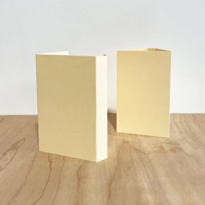 Cassette J-Cards - Discounted - Manila Cream Paper - 25 piece - Blank Packaging