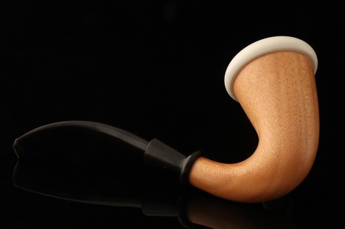 Calabash Meerschaum Pipe L - Mahogany Wood comes with custom pocket case 15376 - Picture 3 of 10