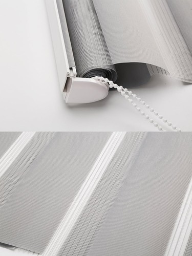 Tende a rullo zebrate giorno notte 86 cm x 200 cm GRIGIO - Foto 4 di 4