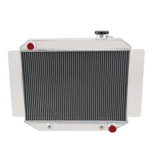 3 Row Aluminum Radiator for 1966-1971 Holden H Series HR HK HT HG 6Cyl AT MT - Picture 8 of 13