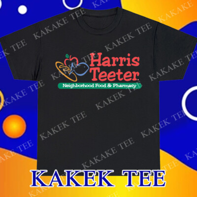 New Harris Teeter Groceries Flowers Plantation Logo T-Shirt Funny Size S to 5XL