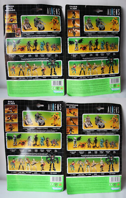 4X VINTAGE 1992 ALIENS QUEEN FACE HUGGER SNAKE BULL SCORPION