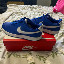 Nike Court Vision Zapatillas bajas para hombre azules/blancas Reino Unido 9 UE 44 EE. UU. 10 HJ9135-445