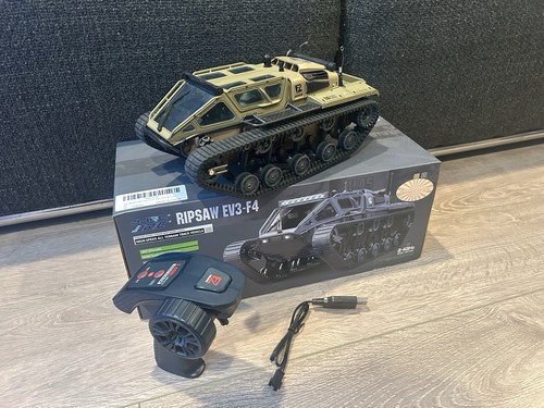 RIPSAW Ev3-F4 High-Speed All-Terrain Tank RC with customized seat w/ driver