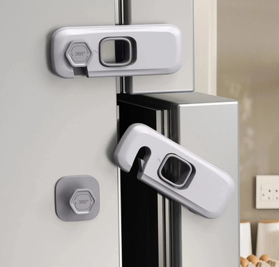 1pc Child Safety Fridge Lock Baby Proof Cabinet Door Security Lock for Home Use