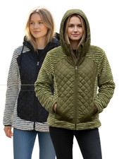 Women Jacket Top Zip Up Elegant Patchwork Coat Warm Sherpa Hoody Winter Fleece 9