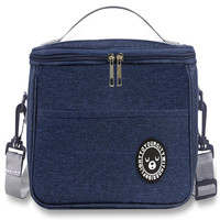 KüHltasche 7,5L Faltbar Isoliertasche Picknick Lunchtasche Wasserdicht Blau 26Cm