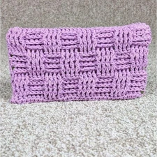 Handmade Crochet Swiffer Mop Cover Pad Reusable Duster Orchid Purple