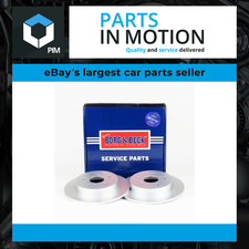 Image of 2x Brake Discs Pair Solid fits SUZUKI SWIFT RS 416 1.6 Rear 06 to 11 M16A 278mm