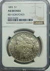 1893 Morgan Dollar - AU Details NGC - Rare Date