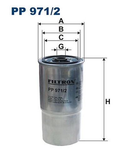 Filtron PP 971/2 Kraftstofffilter FüR Renault Trucks-image