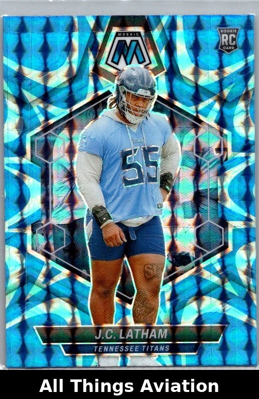 2024 Panini Mosaic #307 J.C. LATHAM NM RC