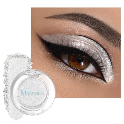 MAKI YIKA Shimmer Silver White Crème Eyeshadow Single, Shimmer Cream Eye Sh