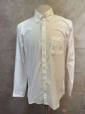 Gap Slim Fit Stretch Poplin Men's Button Front Shirt Long Sleeve Size L