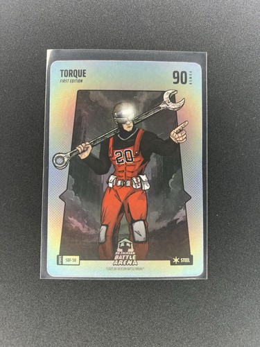 Bo Jackson Battle Arena - Torque STEEL Silver Battlefoil -SBF-58