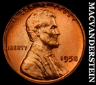 1958 Lincoln Wheat Cent - Choice Gem Brilliant Unc  No Reserve  #J9692