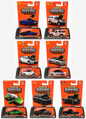 2026 Matchbox Moving Parts Mix 5 | 7-Car Set | Subaru | Toyota | Ford F150 | FSC