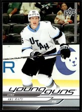 2024-25 Upper Deck Young Guns = Aku Raty Rookie Utah Hockey Club #458