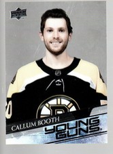 2020-21 Upper Deck Clear Cut Parallel #704 Callum Booth Young Guns