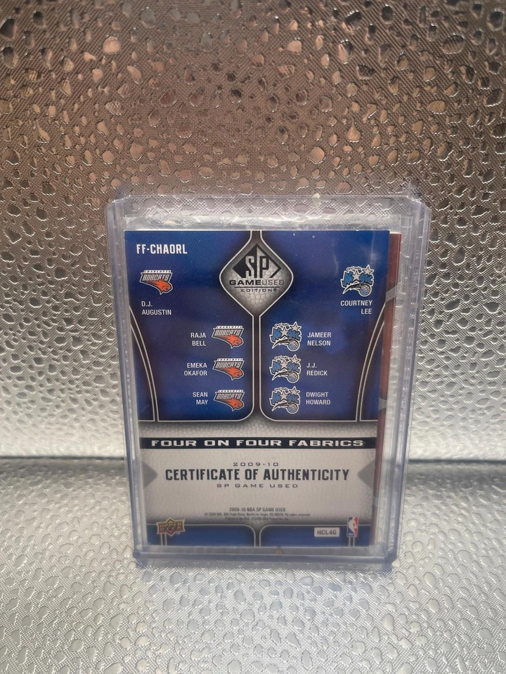2009 SP Game Used Four on Fabrics Level 1 /99 DJ Augustin / Raja Bell /Emeka Oka — 第 3/4 张图片