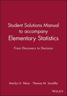 Student Solutions Manual to begleiten Elementary Statistics: ... - 9780471267096