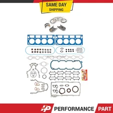 Full Gasket Set Bearings Rings Fit 06-09 Buick Chevrolet Pontiac 5.3L OHV