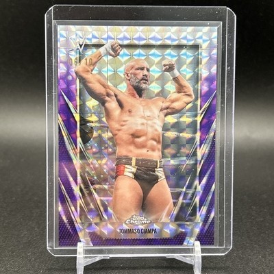 2026 Topps Chrome WWE Tommaso Ciampa #86 Purple Geometric Refractor /10